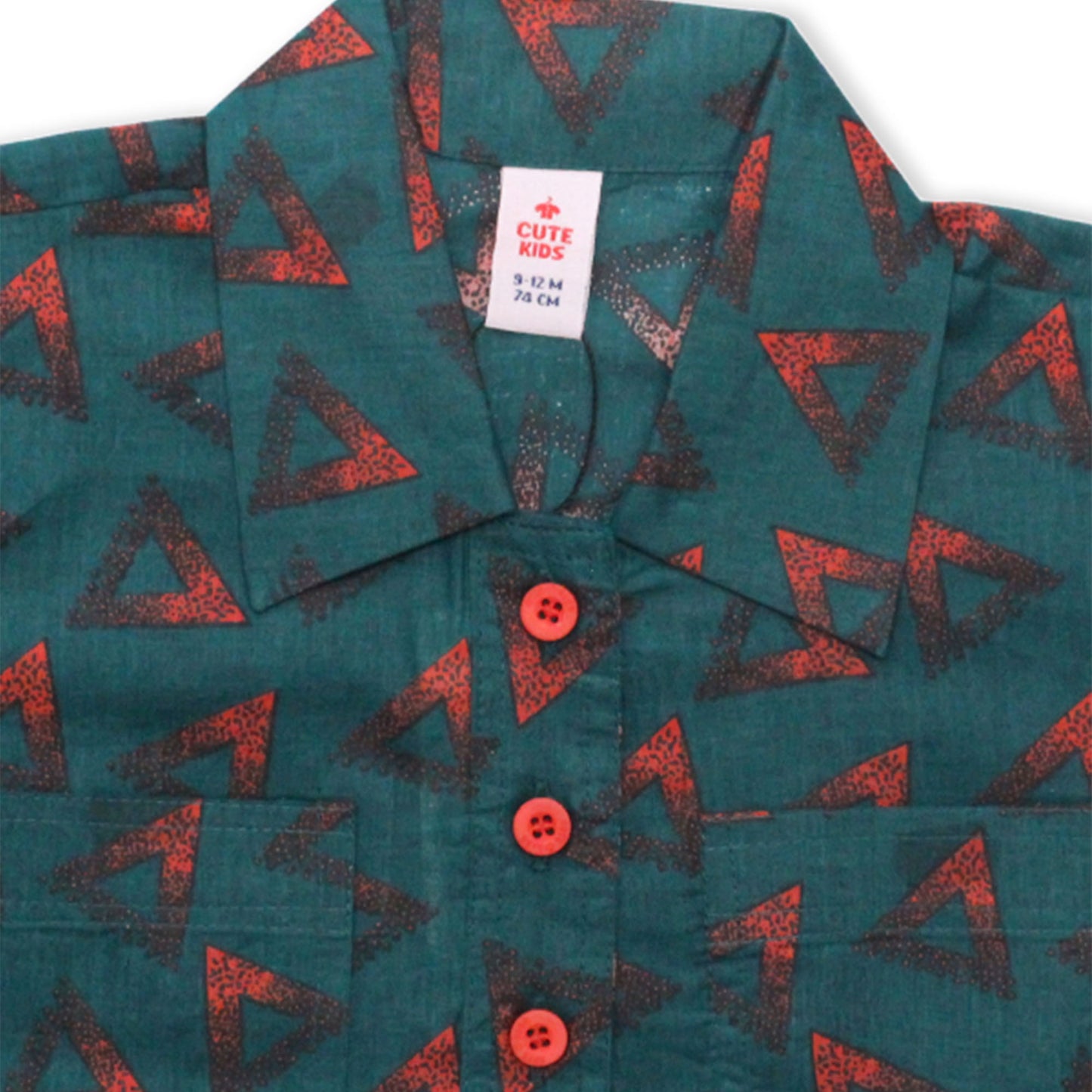 Girls Printed Co-ord Set – Black & Mustard