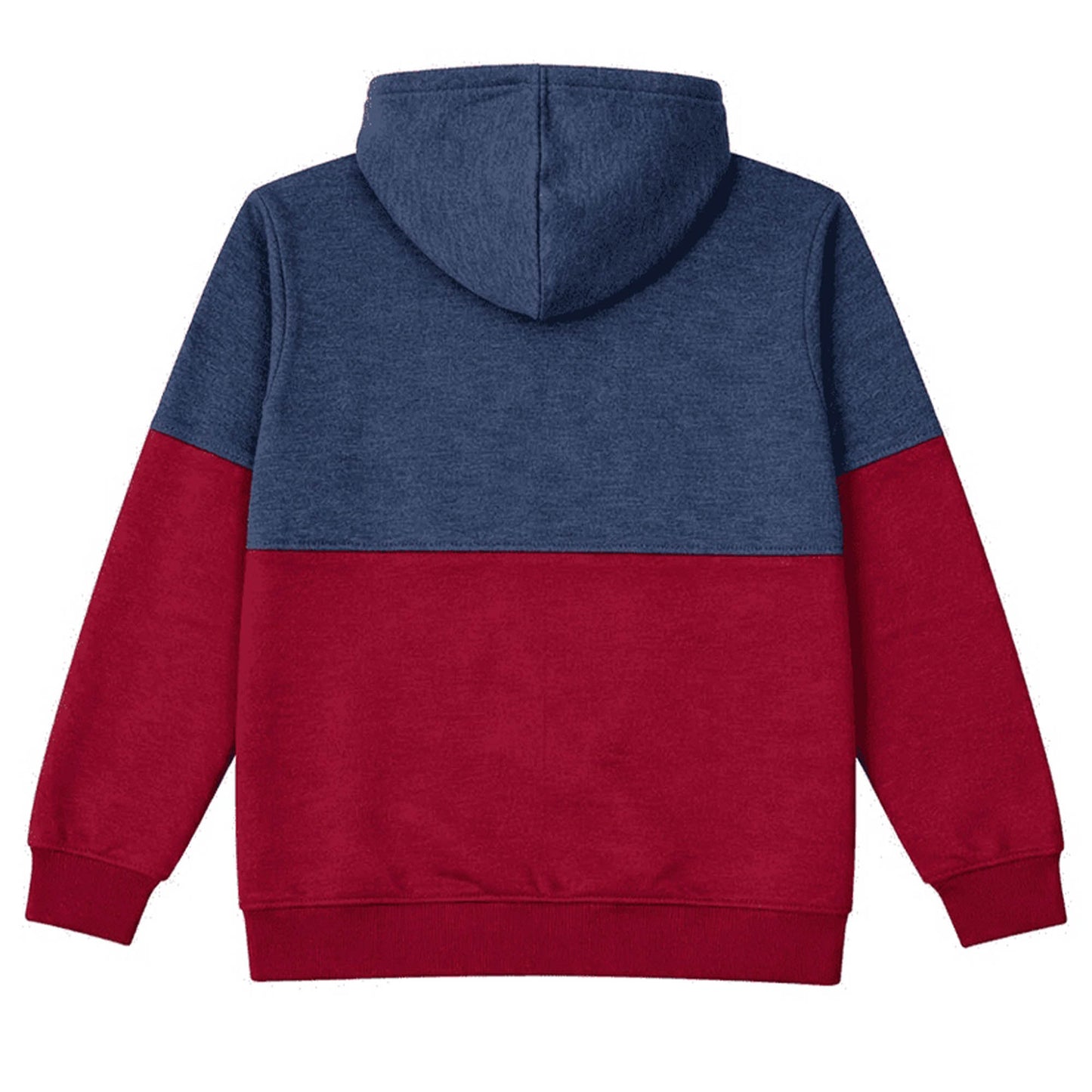 Boys Hoodie - Blue & Maroon