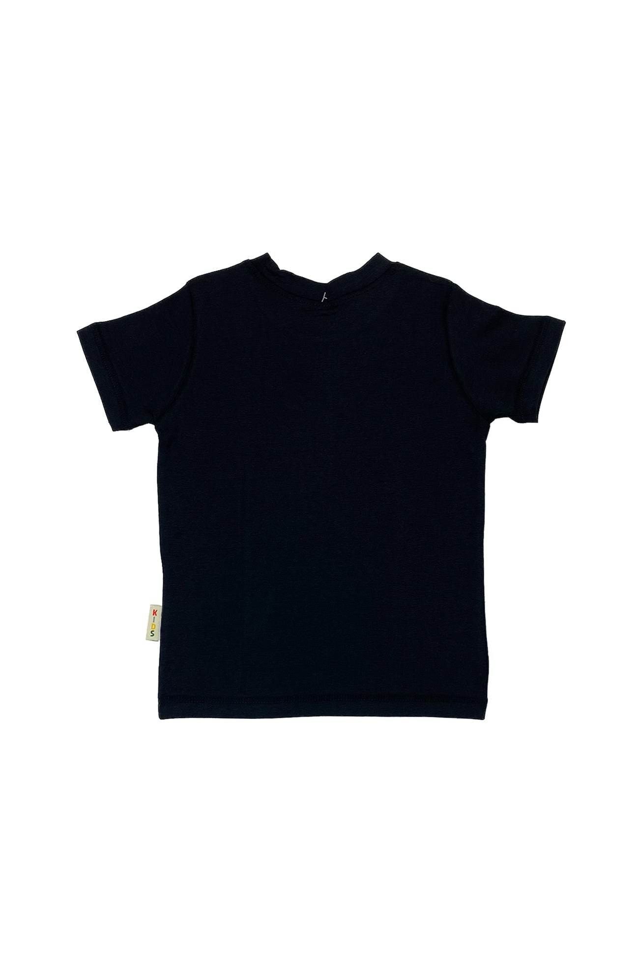 Girl Printed Top - Black - Cute Kids