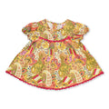 NewBorn Ethnic-Inspired Printed Co-ord Set with Panty – Multicolor