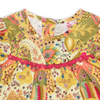 NewBorn Printed Co-ord Set with Panty – Multicolor