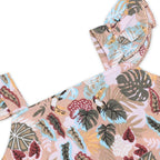 NewBorn Tropical Leaf Printed Co-ord Set – Multicolor