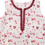 Girls Printed Co-ord Set – Floral
