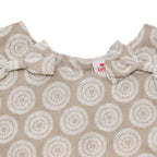 Girls Printed Co-ord Set – Beige