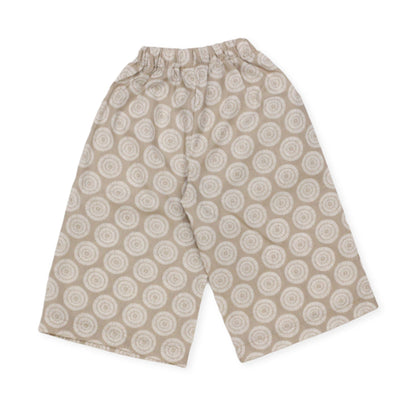 Girls Printed Co-ord Set – Fawn & White