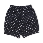 NewBorn Bow Heart Printed & Polka Dot Co-ord Set – Red & Navy