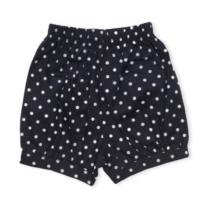 NewBorn Bow Heart Printed & Polka Dot Co-ord Set – Red & Navy