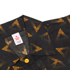 Girls Printed Co-ord Set – Black & Mustard