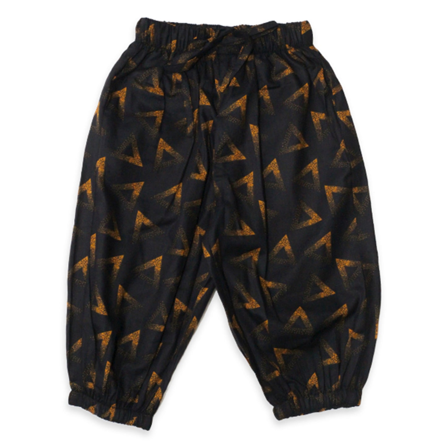 Girls Printed Co-ord Set – Black & Mustard