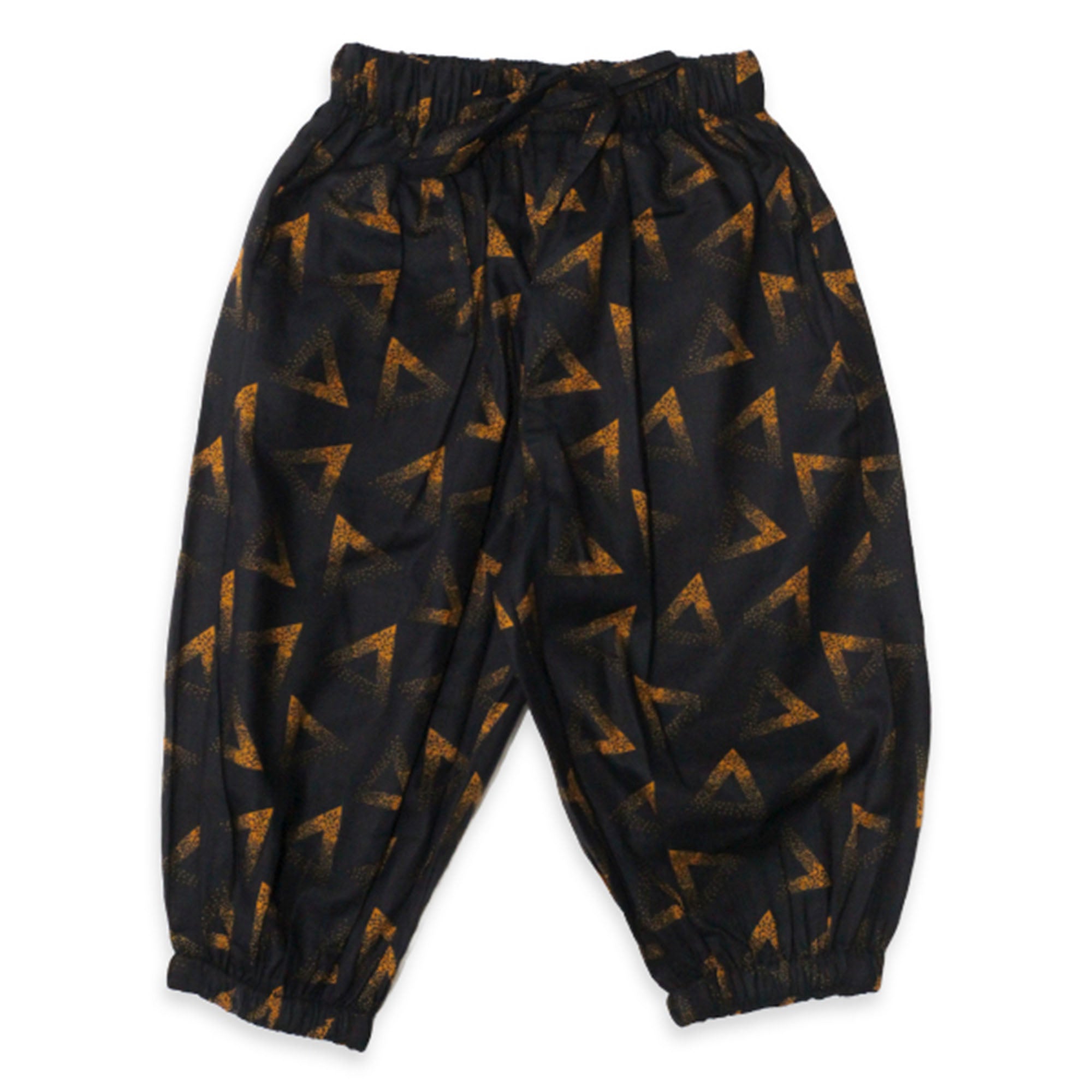 Girls Printed Co-ord Set – Black & Mustard