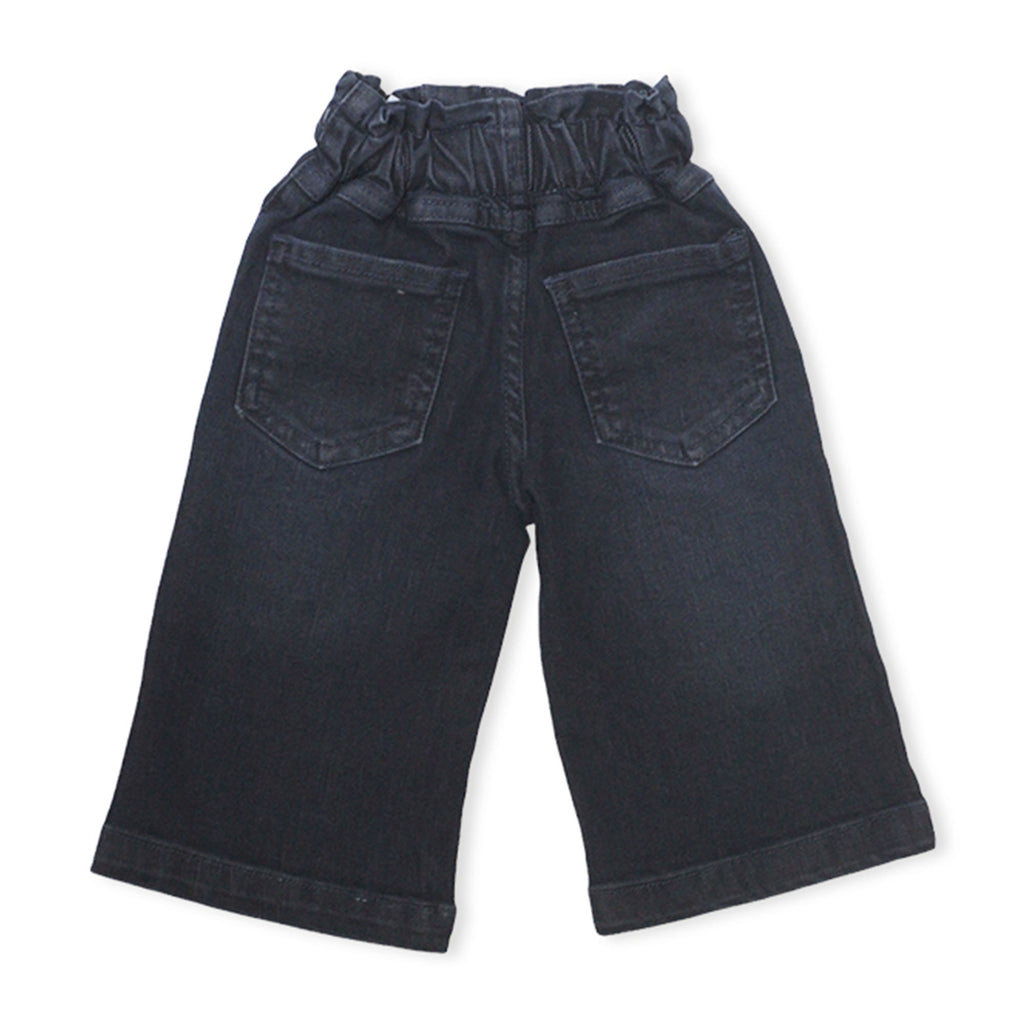 Girls Bow Wide-Leg Pants - Dark Shade