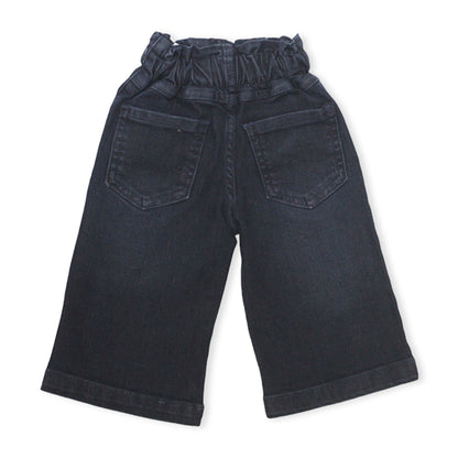 Girls Bow Wide-Leg Pants - Dark Shade