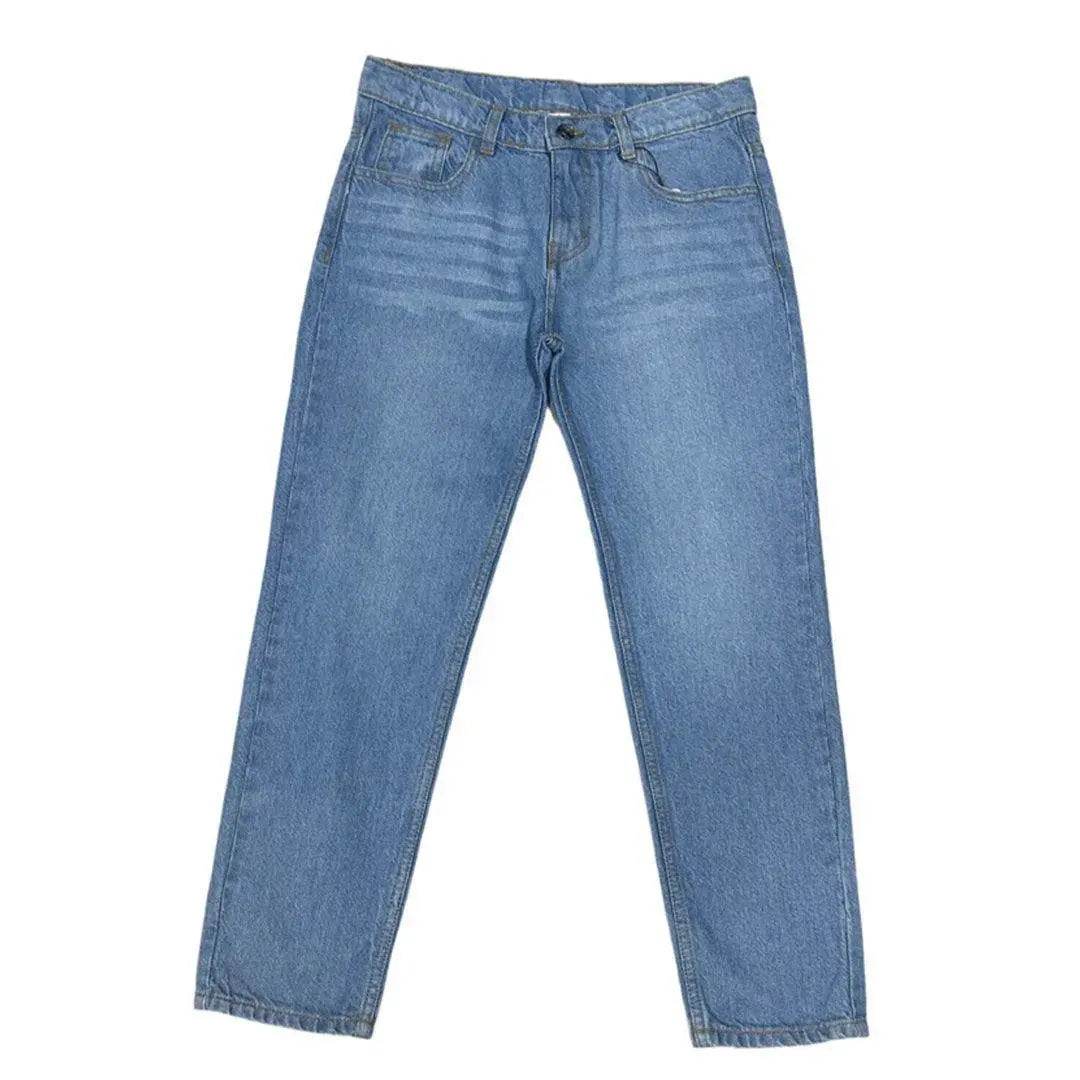 Boys Denim Pants - Light Wash - Cute Kids