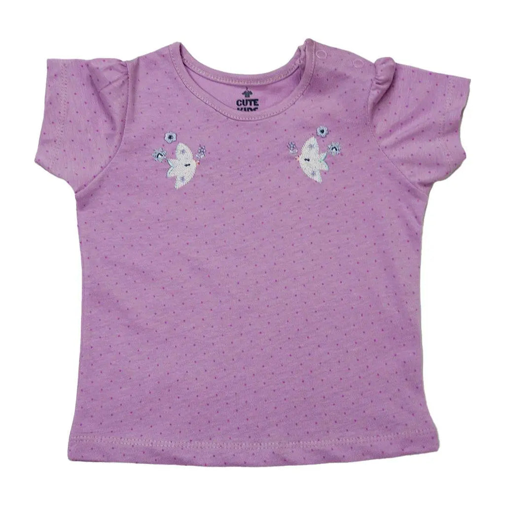 NewBorn Cozy Lavender Delight Night Suit - Cute Kids