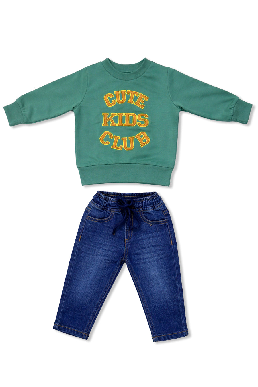 Boys Baba 2 piece Suit - Green