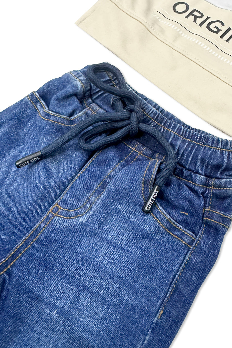 Boys Baba 2 piece Suit - Cream