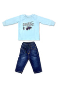 Boys Baba 2 piece Suit - Sky Blue