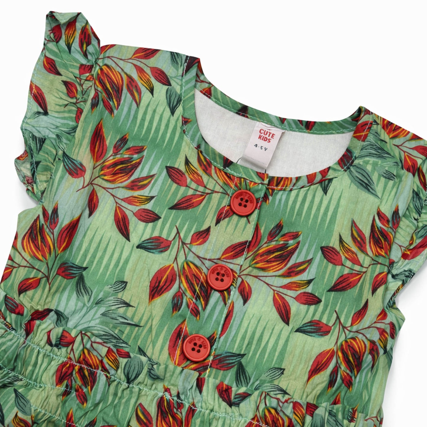 Girls Frocks -  Green