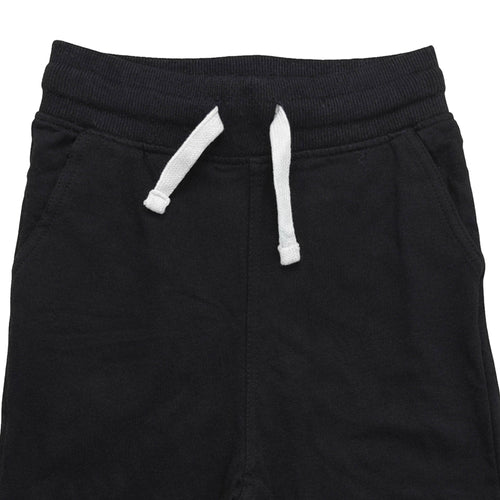 Boys Plain Shorts  - Black