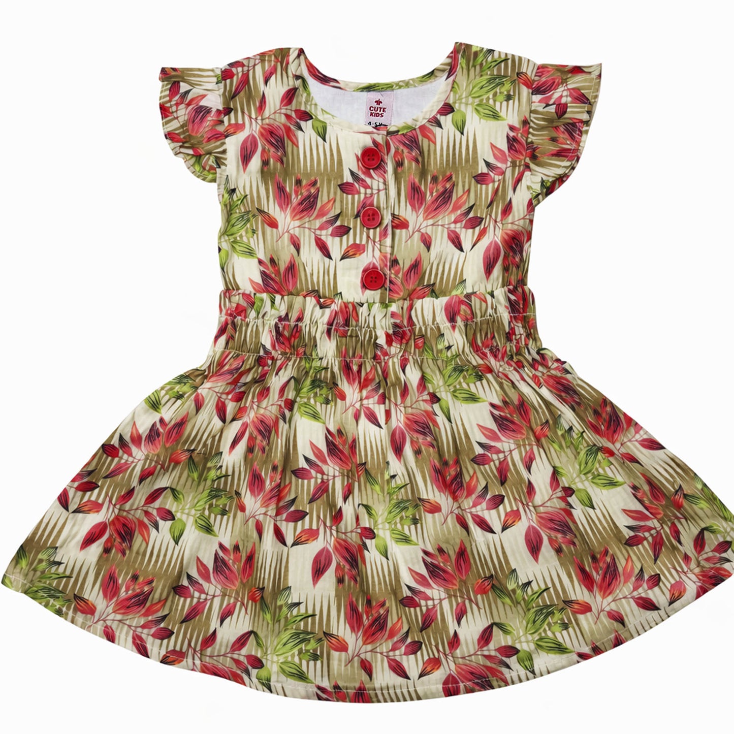 Girls Frocks -  Off White