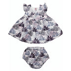 Girls Printed Co-ord Set – Purple