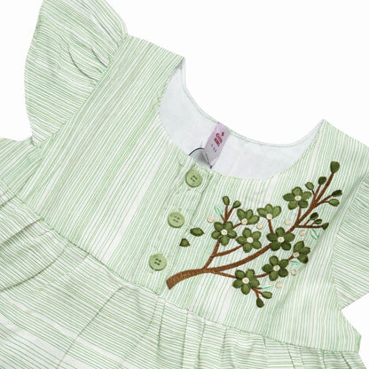 Girls Frocks -  Green