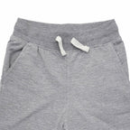 Boys Plain Shorts  - Heather Grey
