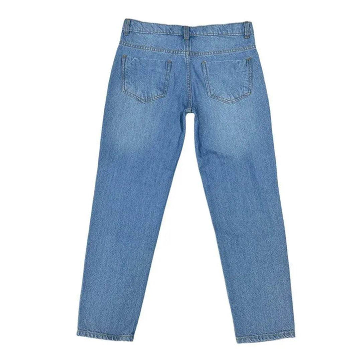 Boys Denim Pants - Light Wash - Cute Kids