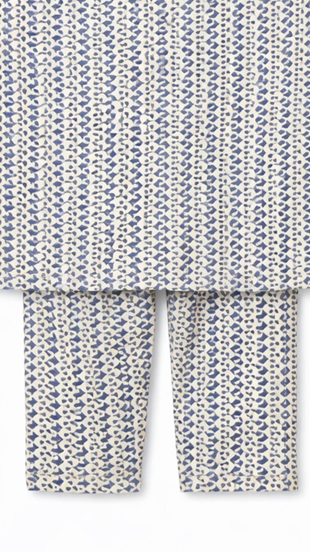 Girls 2 Pcs Suit - Navy