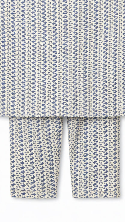 Girls 2 Pcs Suit - Navy