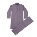 Boys Embroidered Shalwar Suits - Purple