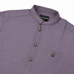 Boys Embroidered Shalwar Suits - Purple