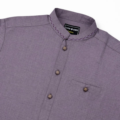 Boys Embroidered Shalwar Suits - Copper Rose