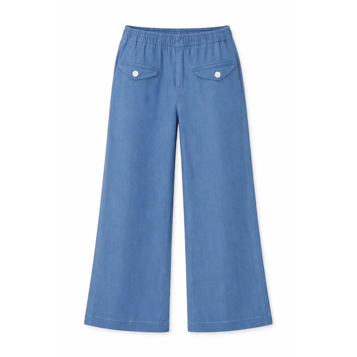 Girls Emb Denim Pant