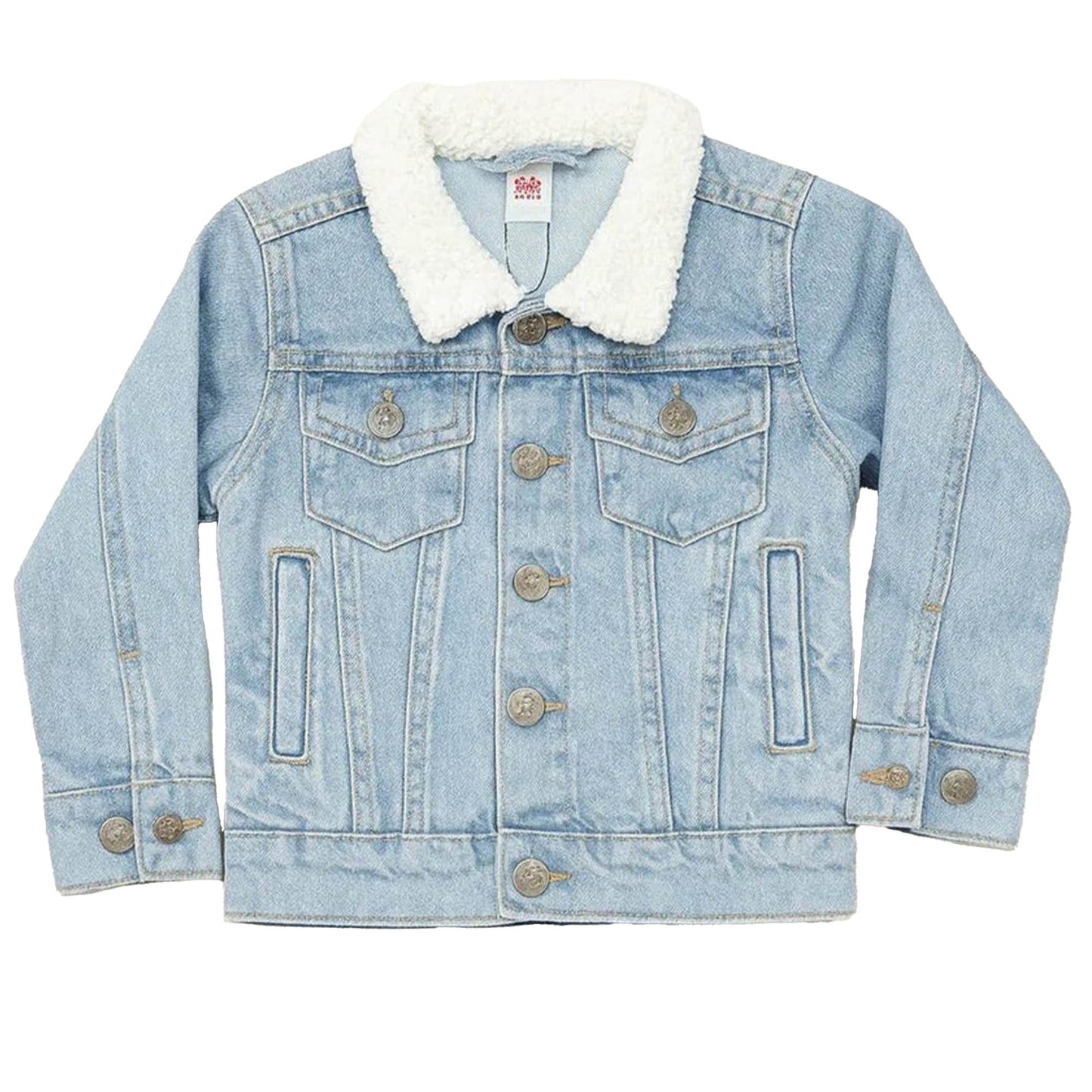Denim Fur Jacket - Light Shade