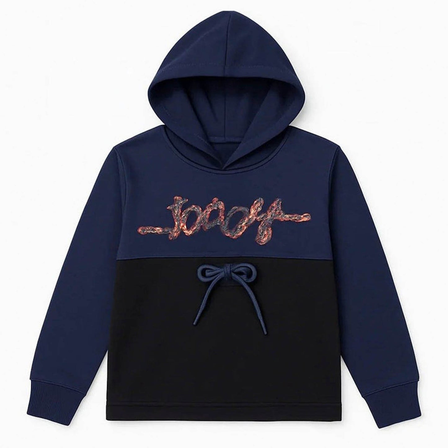 Navy Hooded Fleece Sweatshirt