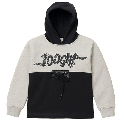 Black Hooded Fleece Sweatshirt