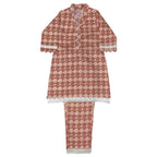 Girls Printed Co-ord Set - Orange