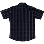 Boys Checkered Shirt – Black