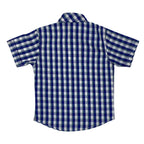 Boys Checkered Shirt - Blue