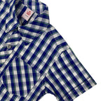 Boys Checkered Shirt - Blue