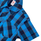 Boys Checkered Shirt - Blue