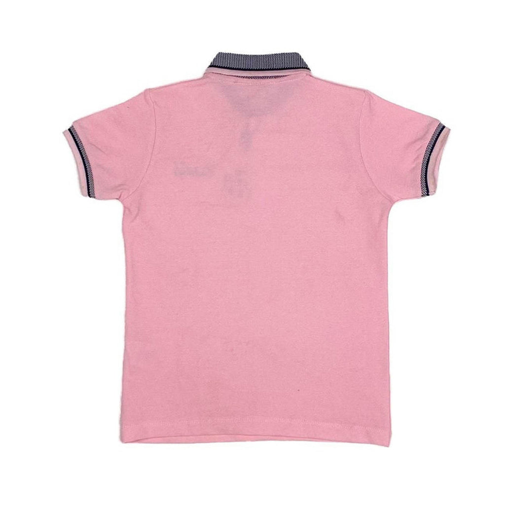 Logo Embroidered Polo - Pink