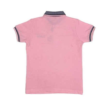 Logo Embroidered Polo - Pink