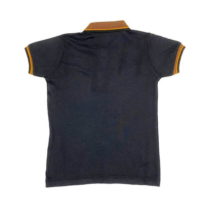 Logo Embroidered Polo - Black