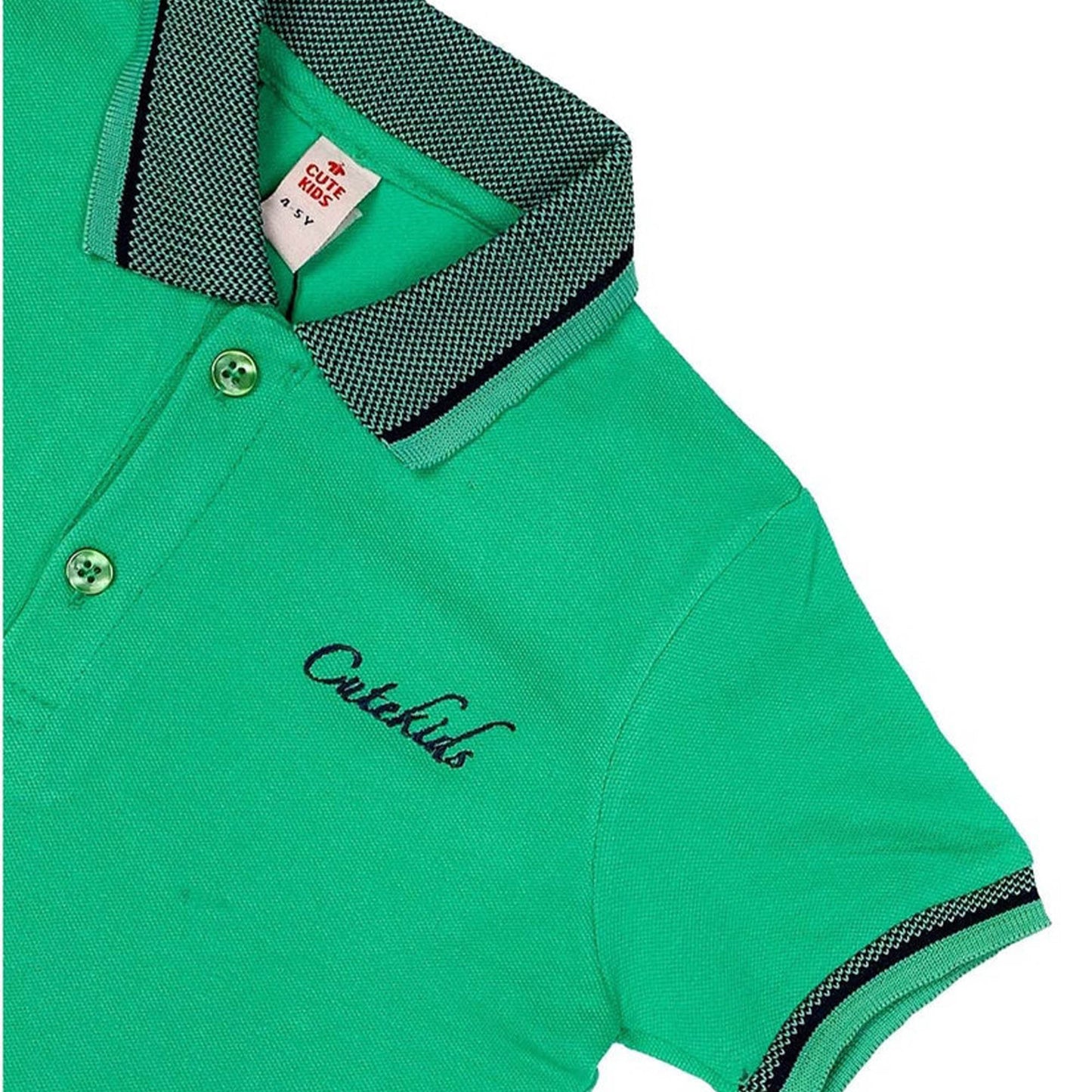 Logo Embroided Polo-Green