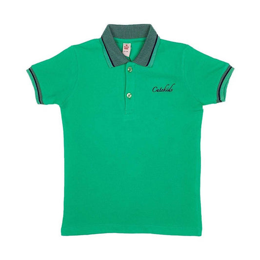 Logo Embroided Polo-Green