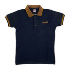 Logo Embroidered Polo - Black