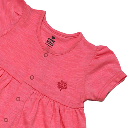 Newborn Tree Karai Frock - Pink