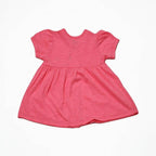 Newborn Embroidered Frock - Pink